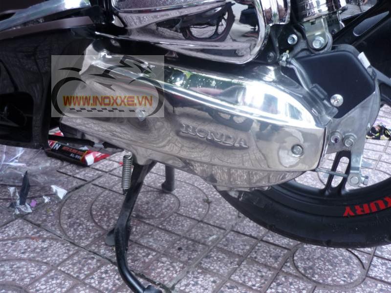 Inox xe PCX-Ốp lốc máy